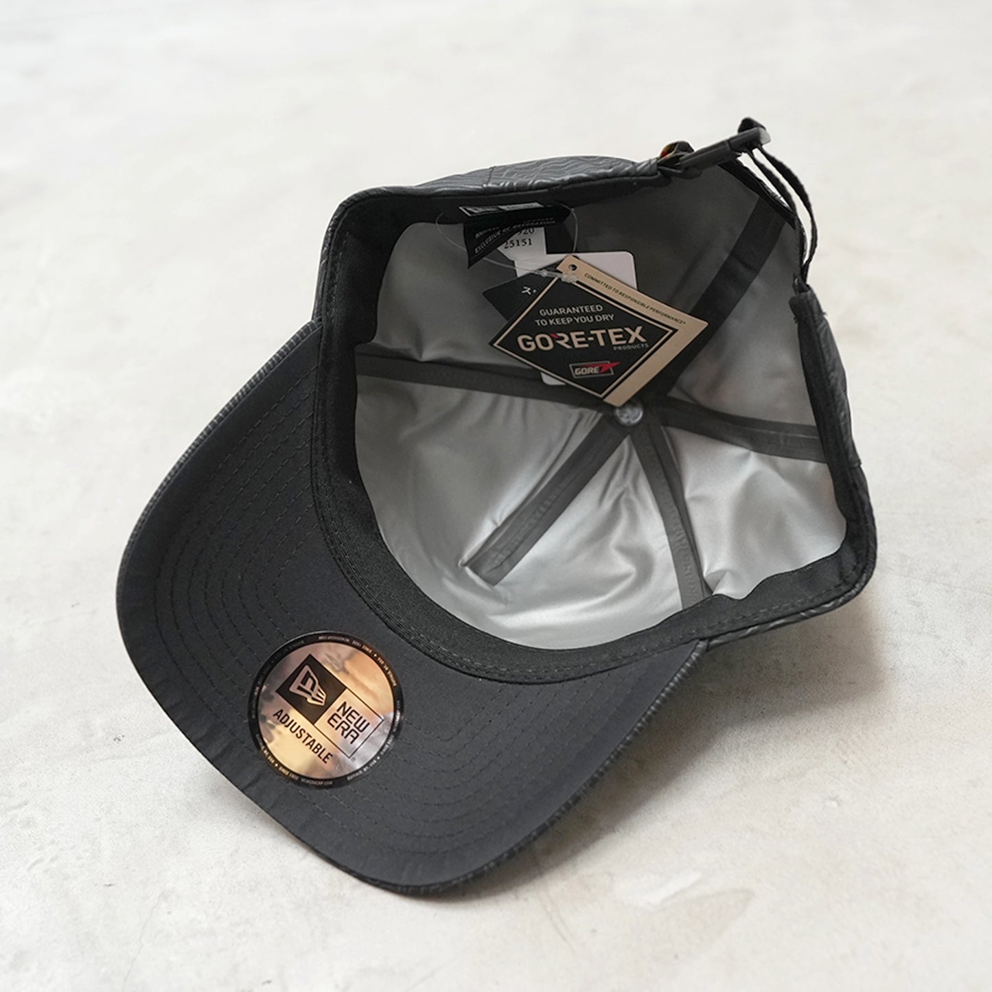【NEW ERA OUTDOOR】ニューエラアウトドア 9FORTY A-Frame GORE-TEX 2L Topographic surface "Black"