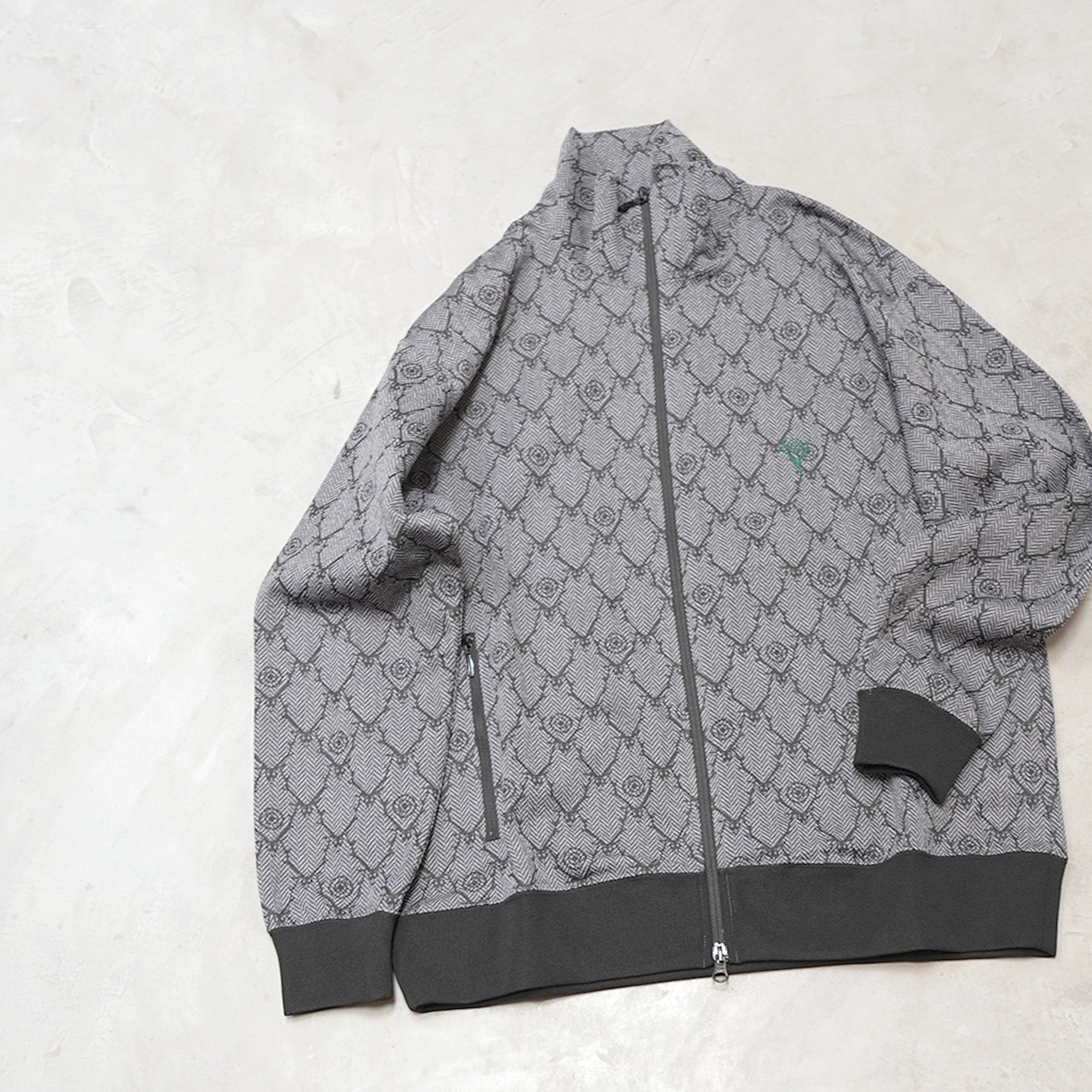 ジャケット・アウター South2West8 - POLY JQ. SKULL&TARGET Gray South2 West8 サウスツーウエストエイト Trainer Jacket-Poly Jq