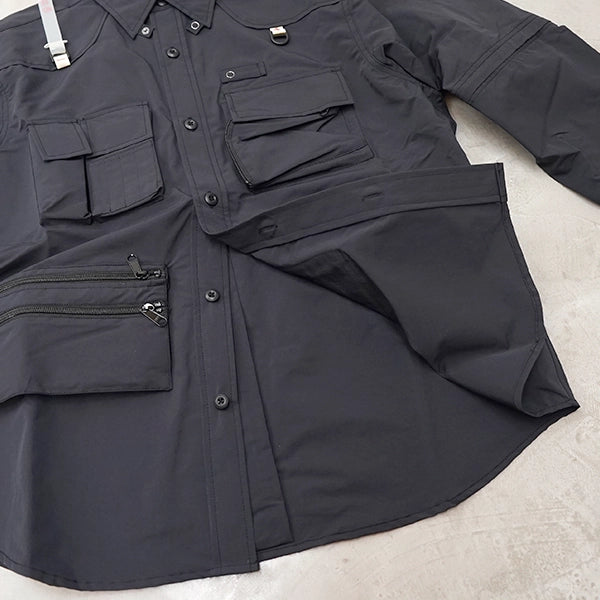 【Mountain Research】マウンテンリサーチ Phishing Shirt "Black"