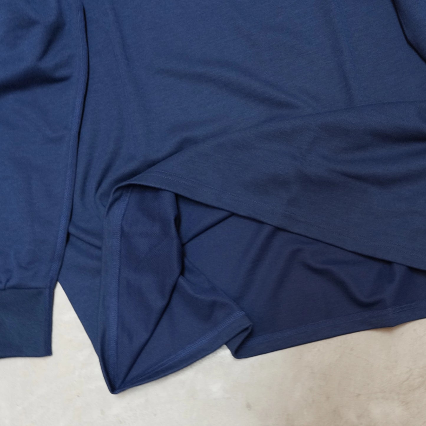 【South2 West8】サウスツーウエストエイト men's L/S Crew Neck Tee-Simplify, simplify "Navy" ※ネコポス可