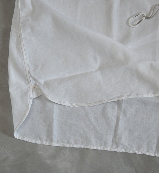 【and wander】アンドワンダー men's dry linen short sleeve shirt "2Color"