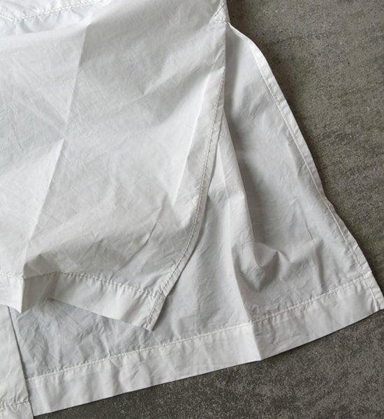 【and wander】アンドワンダー women's CORDURA typewriter long shirt "4Color"