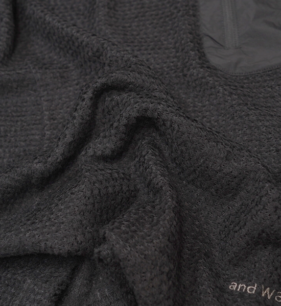 【and wander】アンドワンダー men's alpha direct hoodie 2 "2Color"