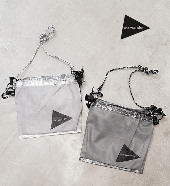 and wander アンドワンダー Dyneema sacoche – Yosemite