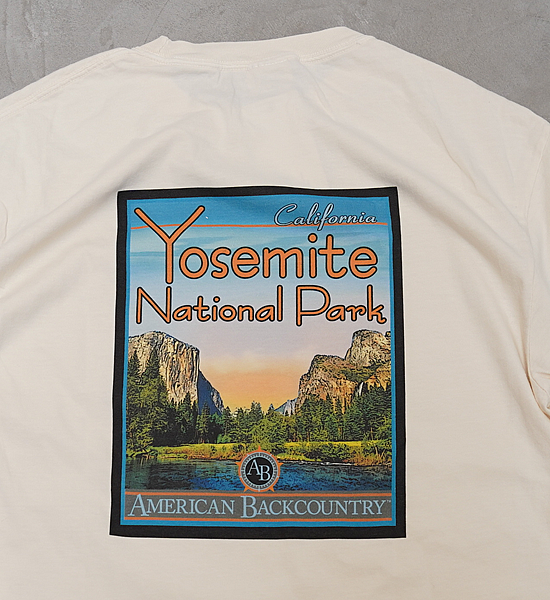 【American Backcountry】アメリカンバックカントリー Vintage YOSEMITE National Park "Ivory" ※ネコポス可