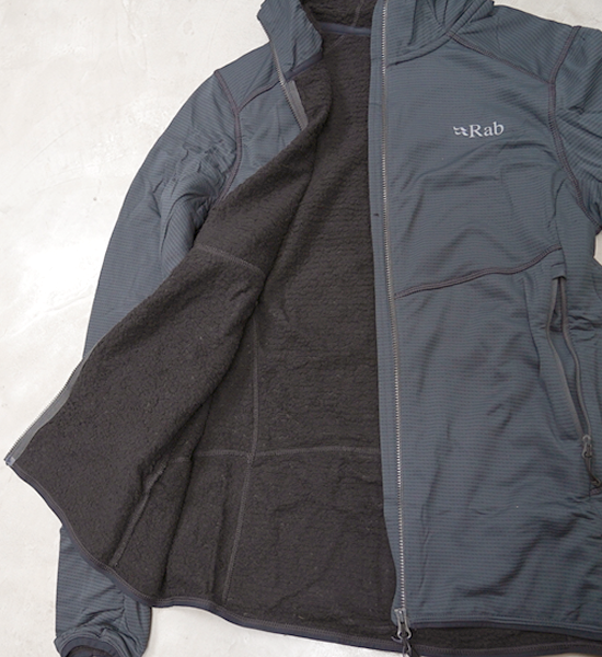 【Rab】ラブ women's Evolute Hoody "Beluga"