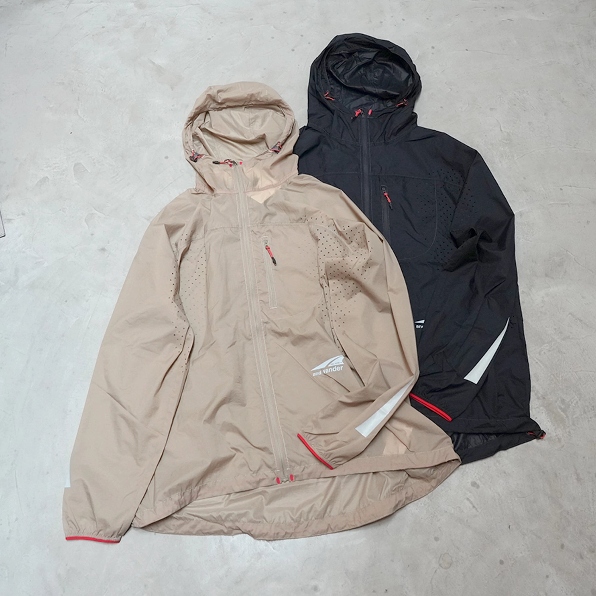 and wander アンドワンダー Altra × and wander ventilation wind