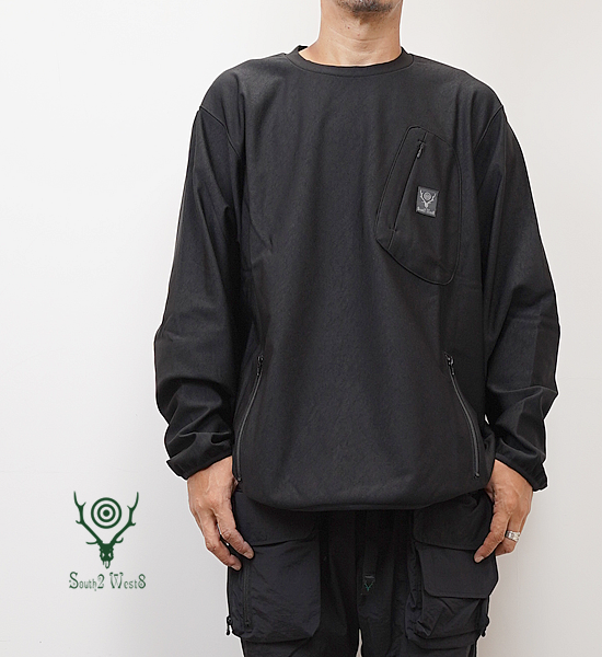 South2 West8 サウスツーウエストエイト S/S Mock Neck Tee-Poly Pique South2 West8 サウスツーウエストエイト S/S Mock Neck Tee-Poly Pique