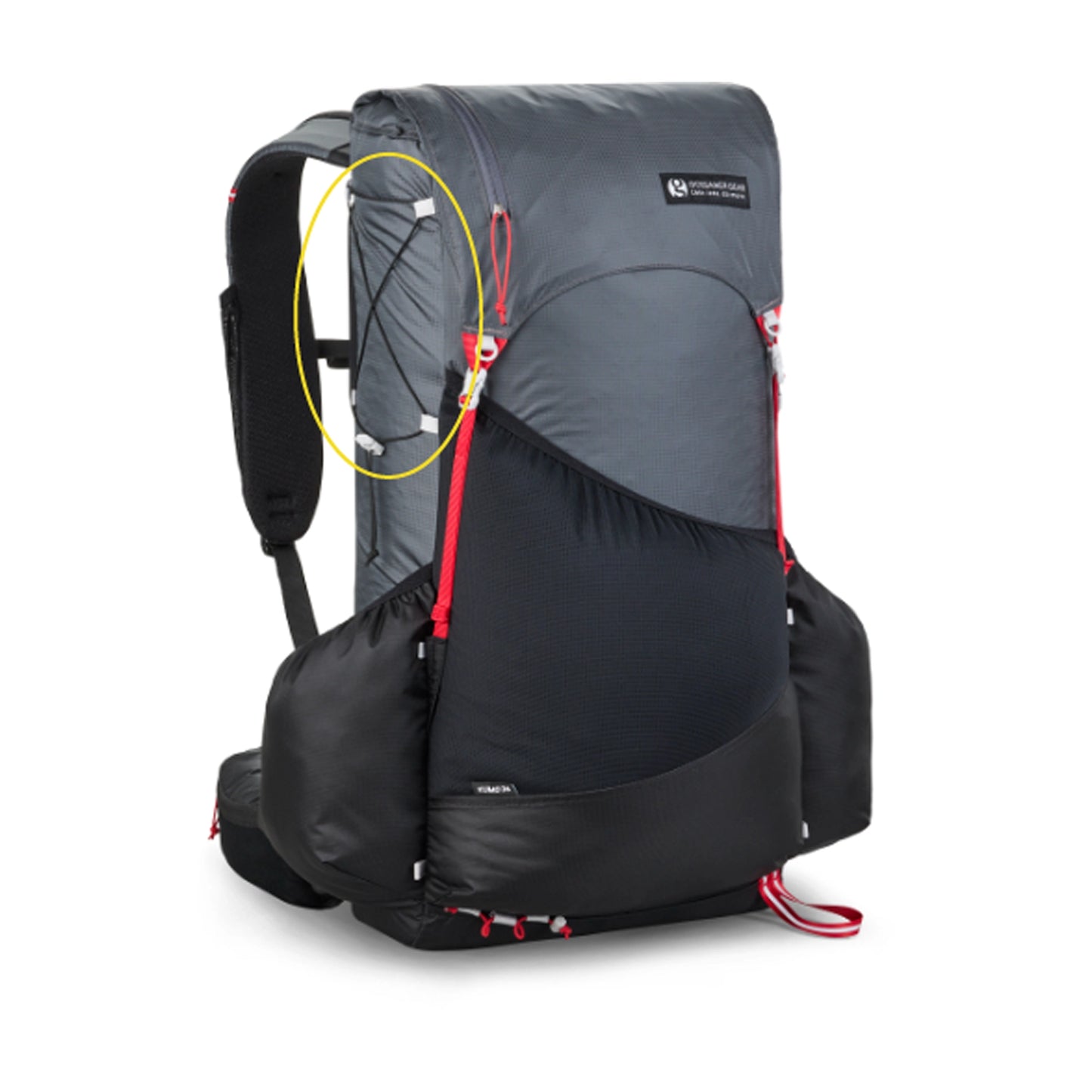 【Gossamer Gear】ゴッサマーギア Static Backpack Compression Cord "Black" ※ネコポス可