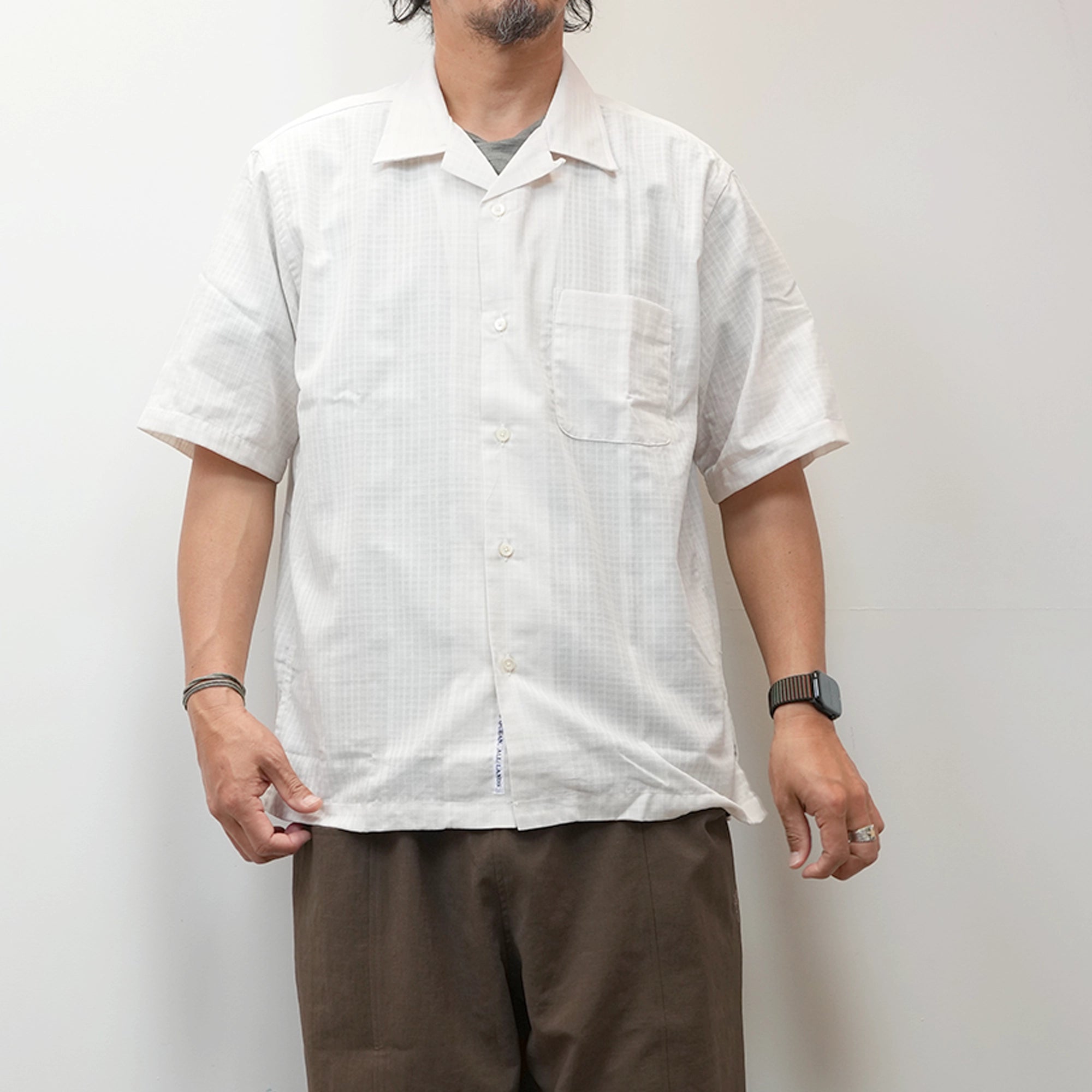 nanamica ナナミカ Open Collar Panama S/S Shirt – Yosemite