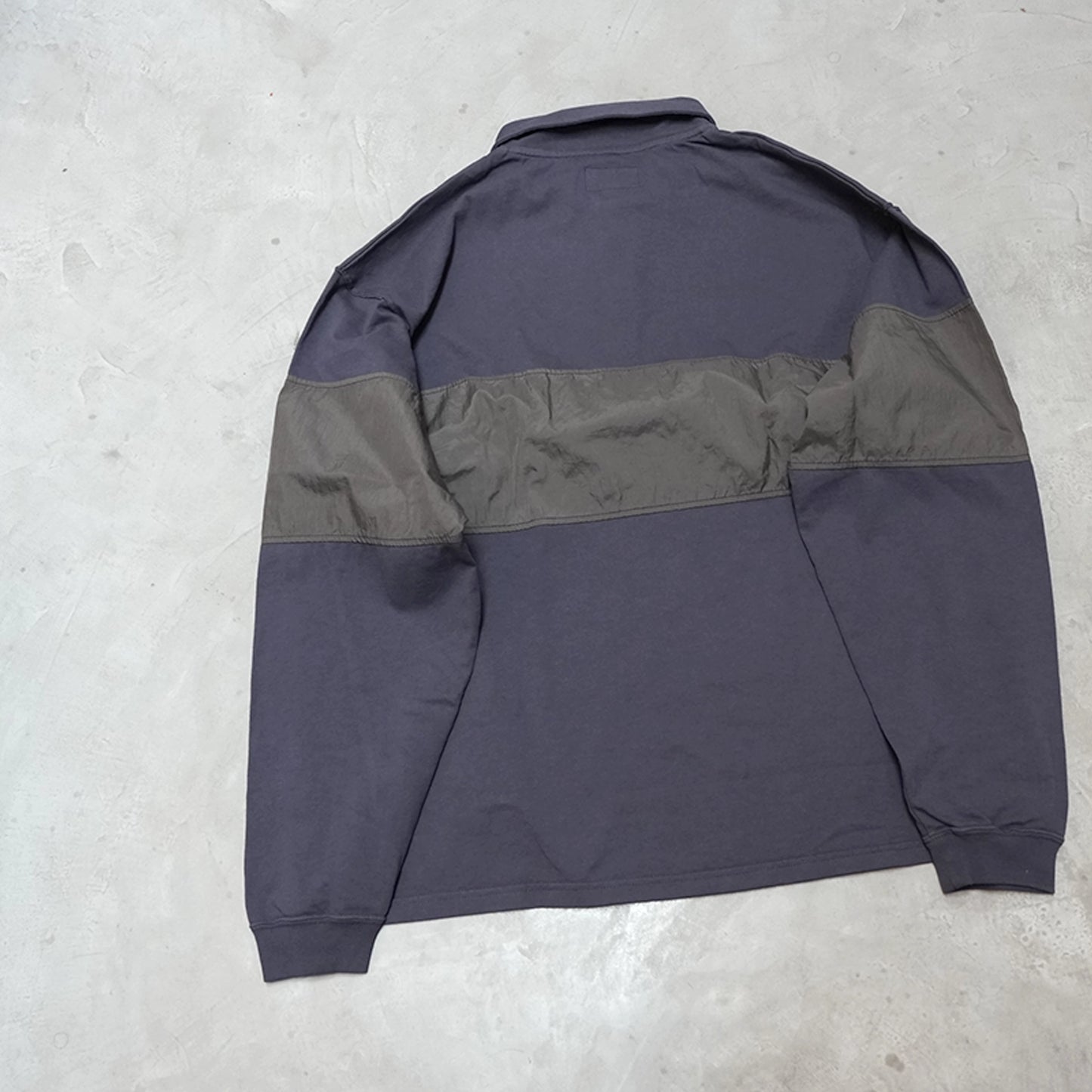 【THE NORTH FACE Purple Label】ノースフェイスパープルレーベル men's Garment Dyed Field Rugby Shirt "Charcoal"