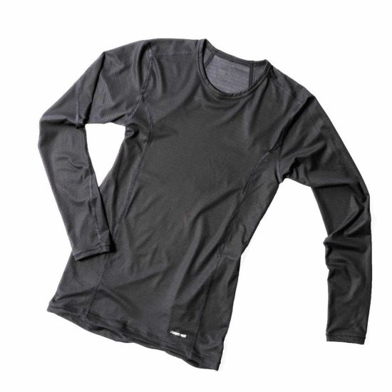 【finetrack】ファイントラック men’s Dry Layer Warm Long Sleeve "Graphite" ※ネコポス可