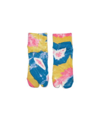 【Mountain Research】マウンテンリサーチ Tie Dye Tabi "Blue×Yellow×Pink" ※ネコポス可
