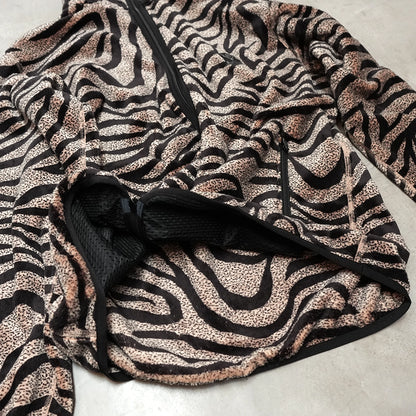 【South2 West8】サウスツーウエストエイト men's Piping Jacket-Poly Fleece/Printed "Beige"