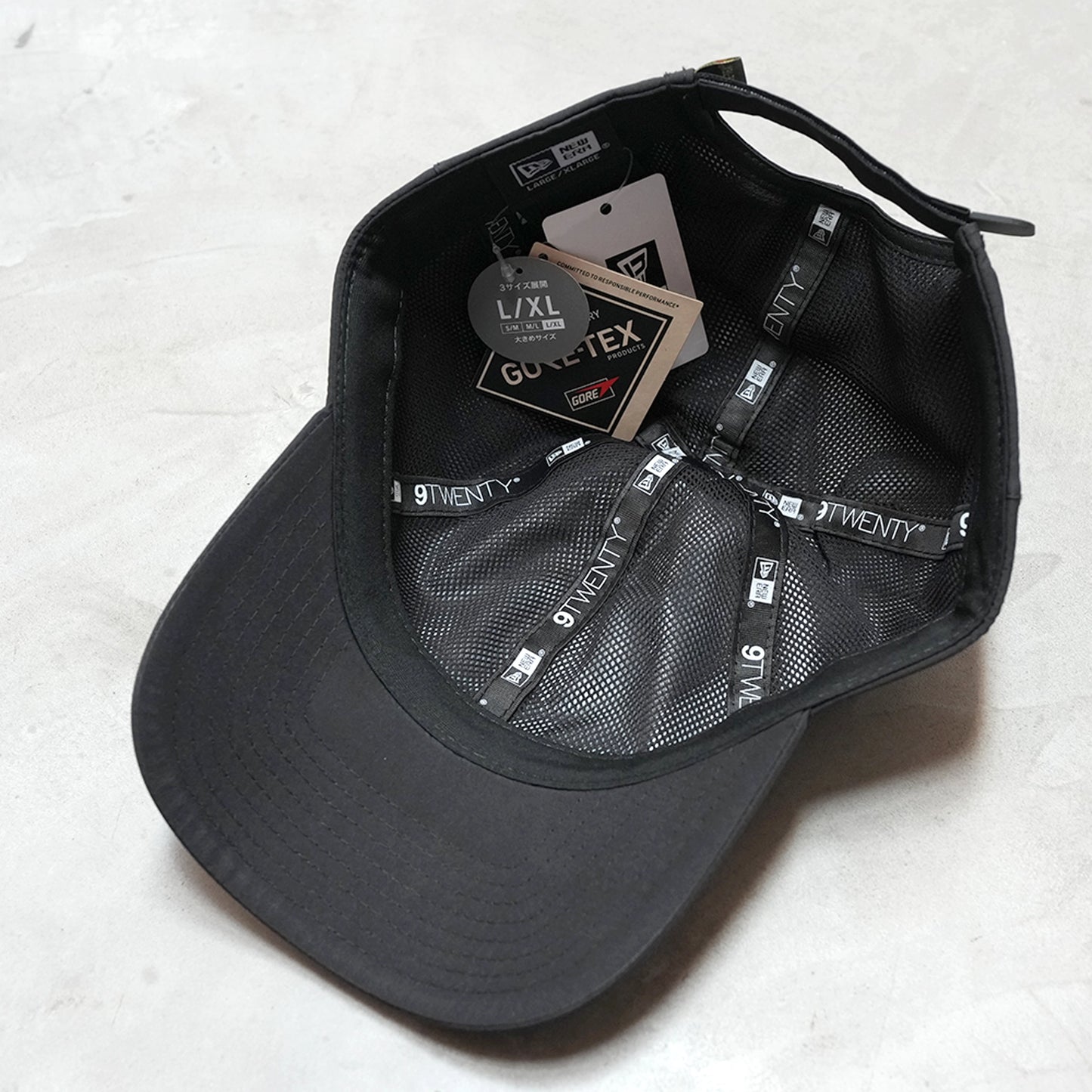 【NEW ERA OUTDOOR】ニューエラアウトドア 9TWENTY GORE-TEX 2L TPU "Black"