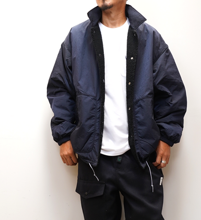 【nanamica】ナナミカ men's Reversible Wind Jacket "Dark Navy"