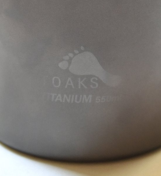 【TOAKS】 トークス Light Titanium Pot 550ml