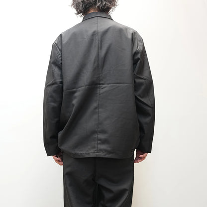 【nanamica】ナナミカ men's Polyester Twill Club Jacket "Black"
