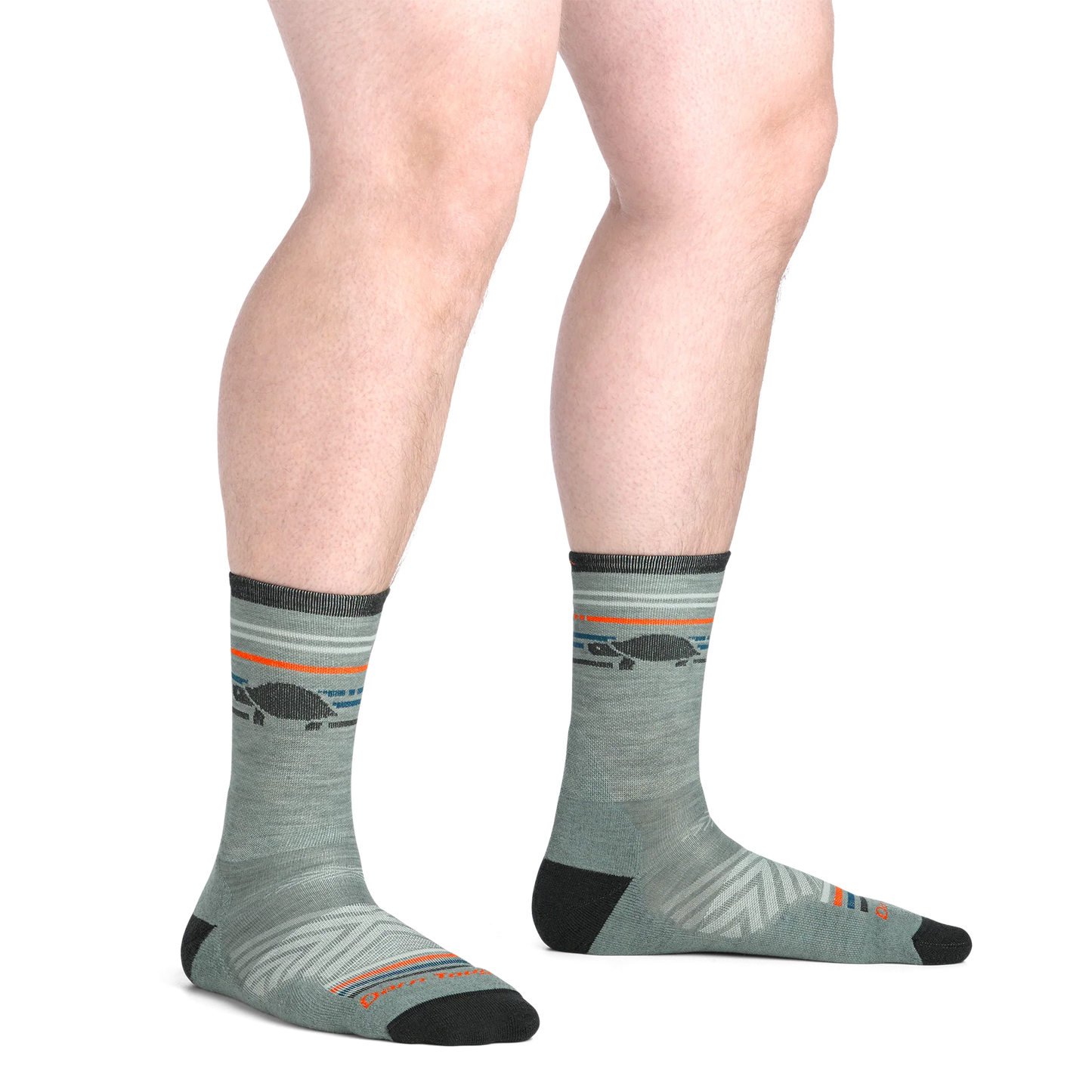 【DARN TOUGH VERMONT】 ダーンタフバーモント Pacer Micro Crew Ultra-Lightweight Running Socks "Seafoam" ※ネコポス可
