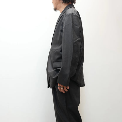 【nanamica】ナナミカ men's Polyester Twill Club Jacket "Black"
