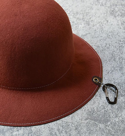 ★40%off【and wander】 アンドワンダー wool felt hat ”3Color”