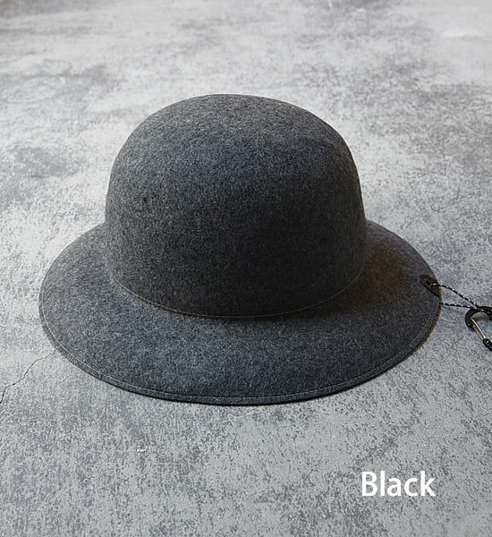 ★40%off【and wander】 アンドワンダー wool felt hat ”3Color”