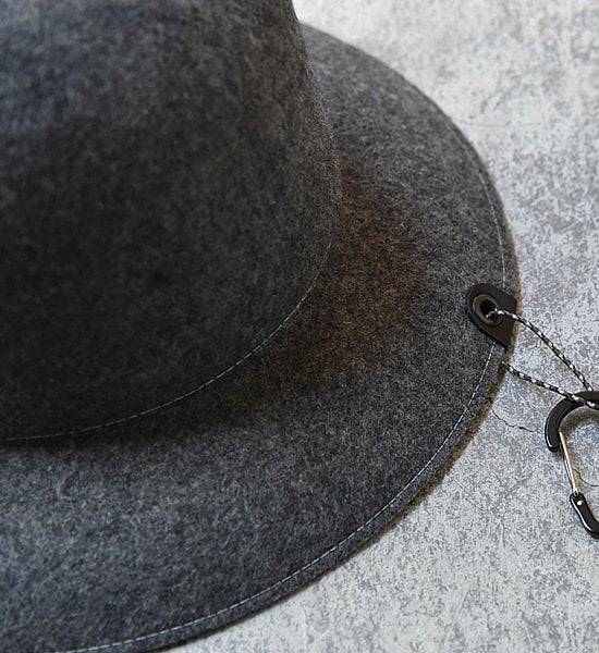 ★40%off【and wander】 アンドワンダー wool felt hat ”3Color”