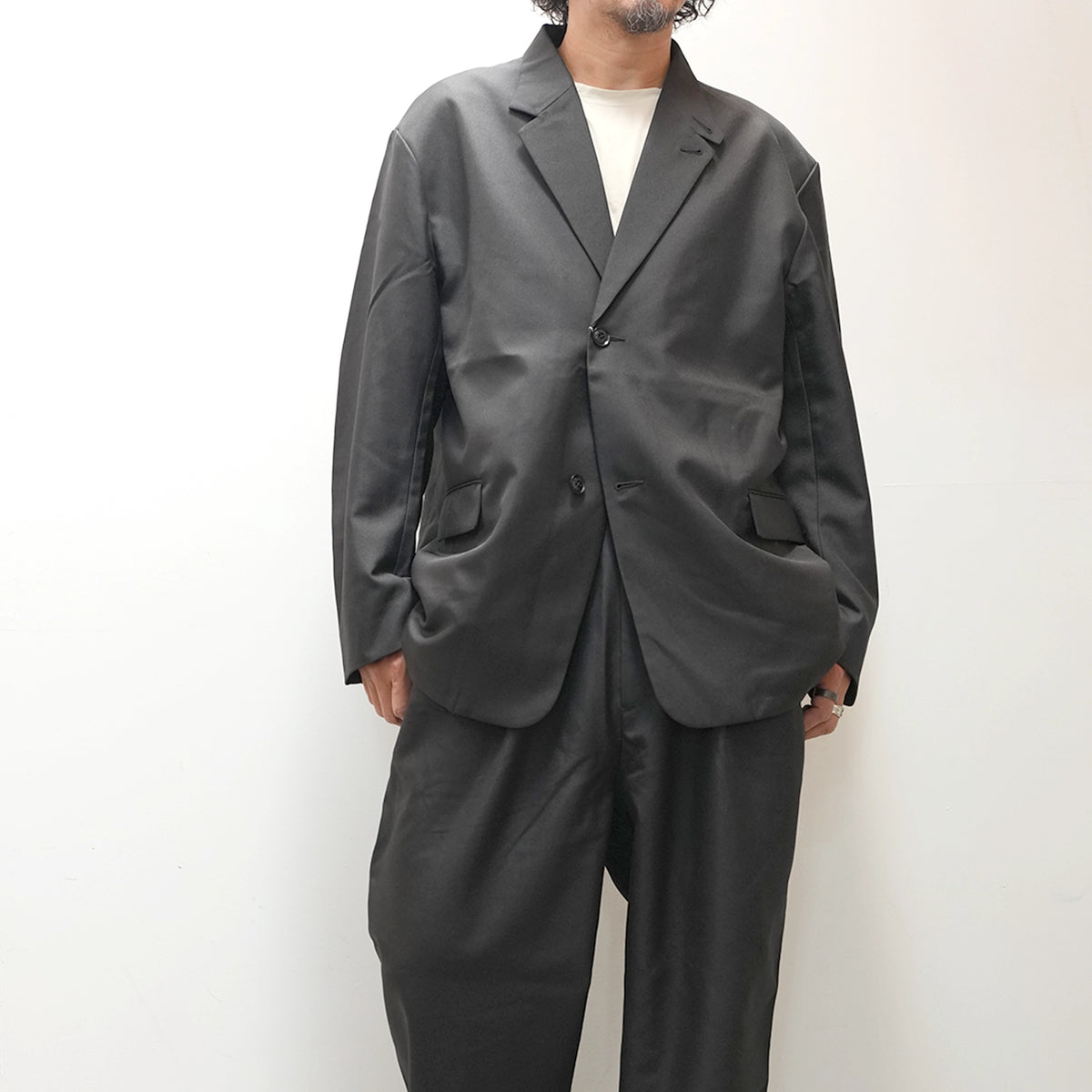 【nanamica】ナナミカ men's Polyester Twill Club Jacket "Black"