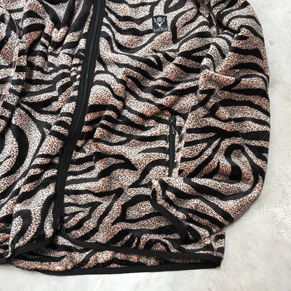 【South2 West8】サウスツーウエストエイト men's Piping Jacket-Poly Fleece/Printed "Beige"