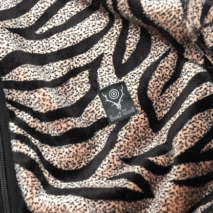 【South2 West8】サウスツーウエストエイト men's Piping Jacket-Poly Fleece/Printed "Beige"