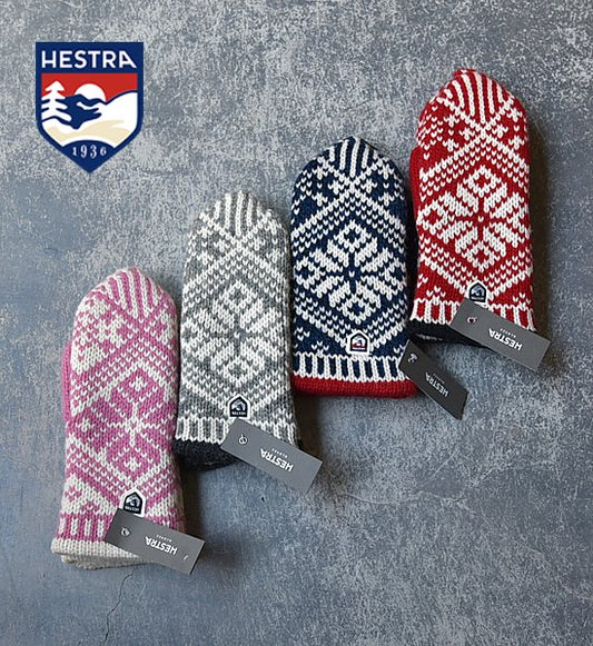 【HESTRA】 ヘストラ Nordic Wool Mitt "4Color"