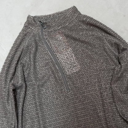 【milestone】マイルストーン unisex Cloud Half-Zip "2Color"