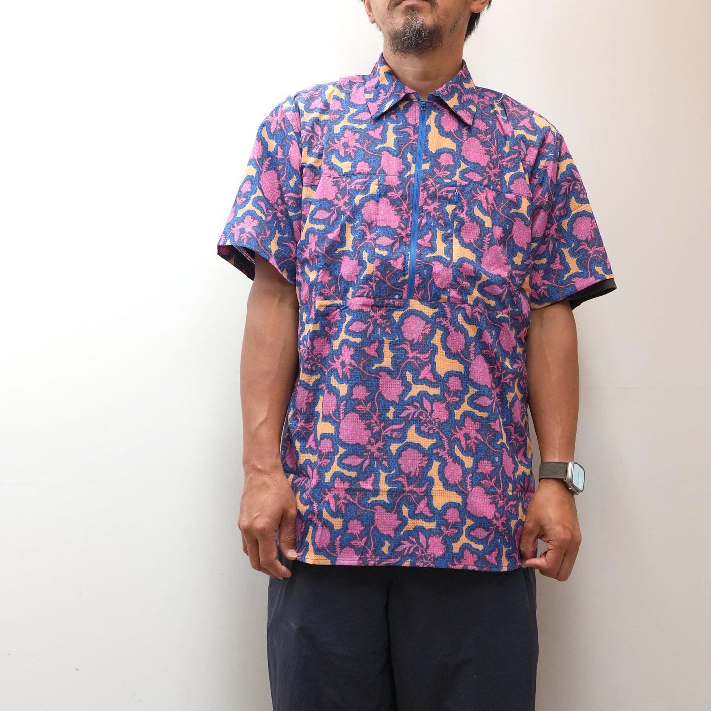 【Jolly Gear】ジョリーギア Triple Crown Half Zip Short Sleeve "Chromaflor Blue UL"
