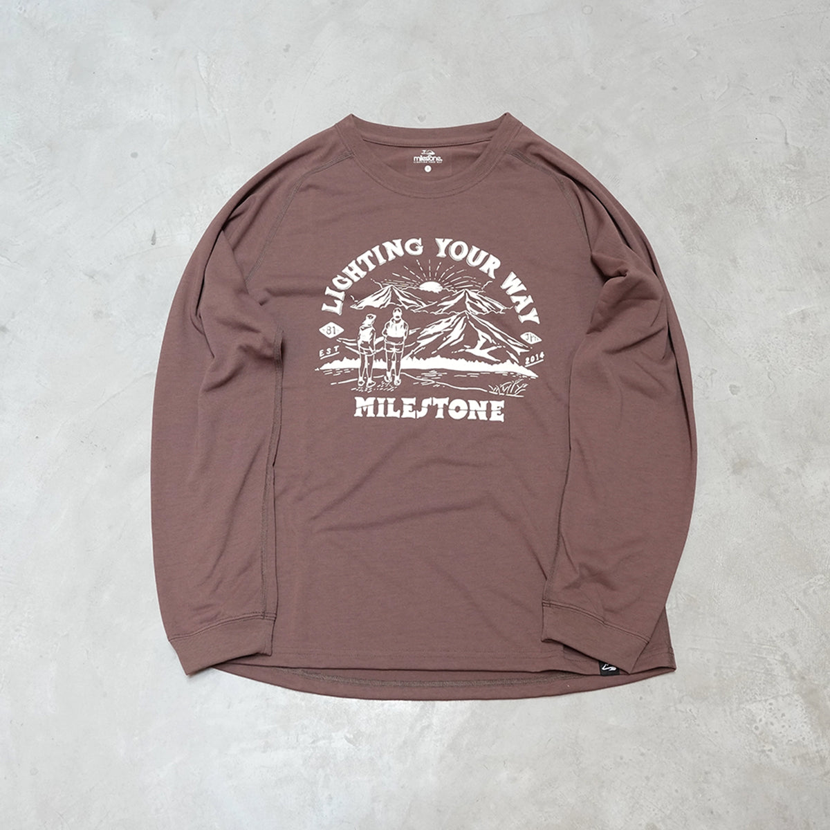 【milestone】マイルストーン unisex milestone Original Long Sleeve T-Shirt Canvas "National Park" "2Color" ※ネコポス可