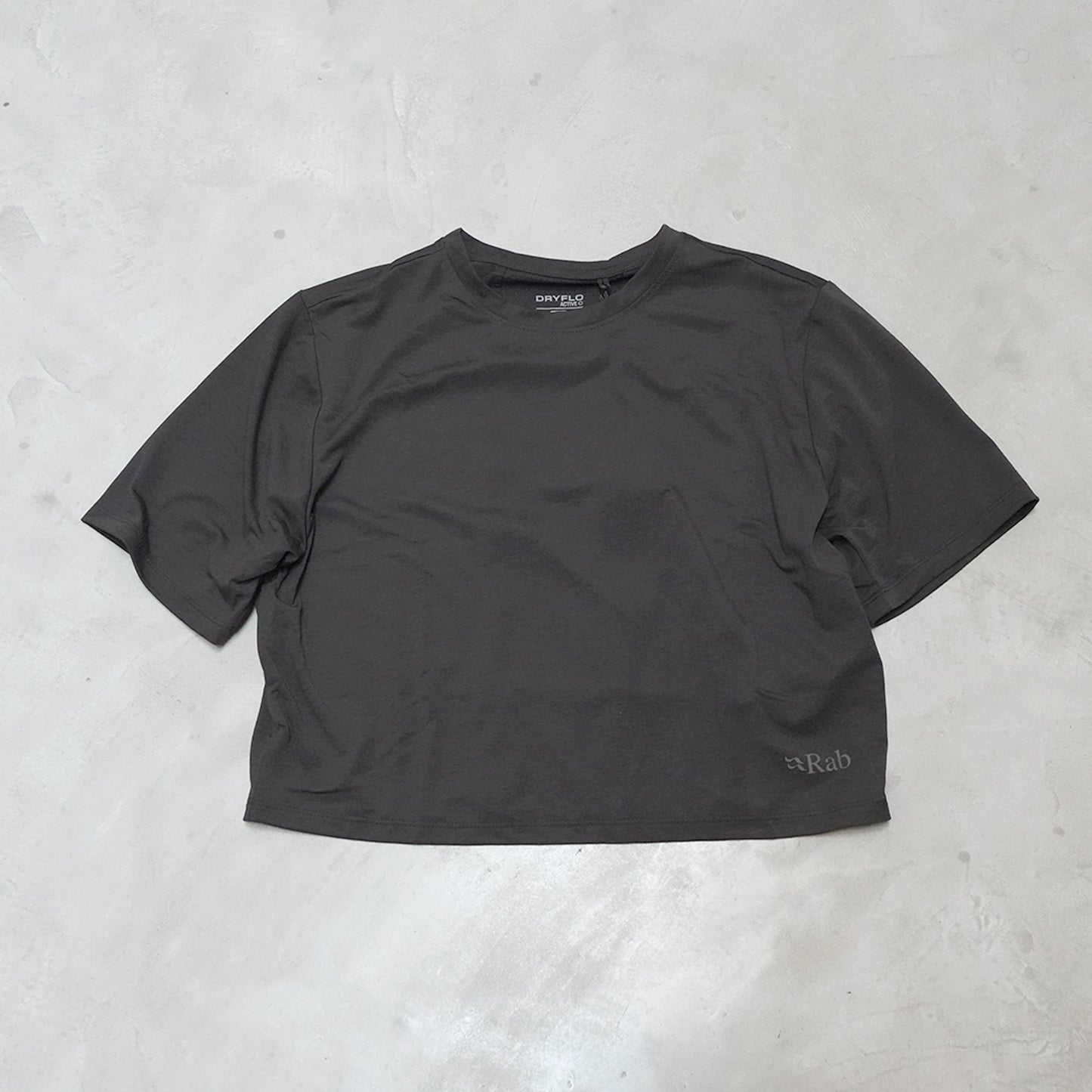 【Rab】ラブ women's Rivelin Crop Tee "Black" ※ネコポス可