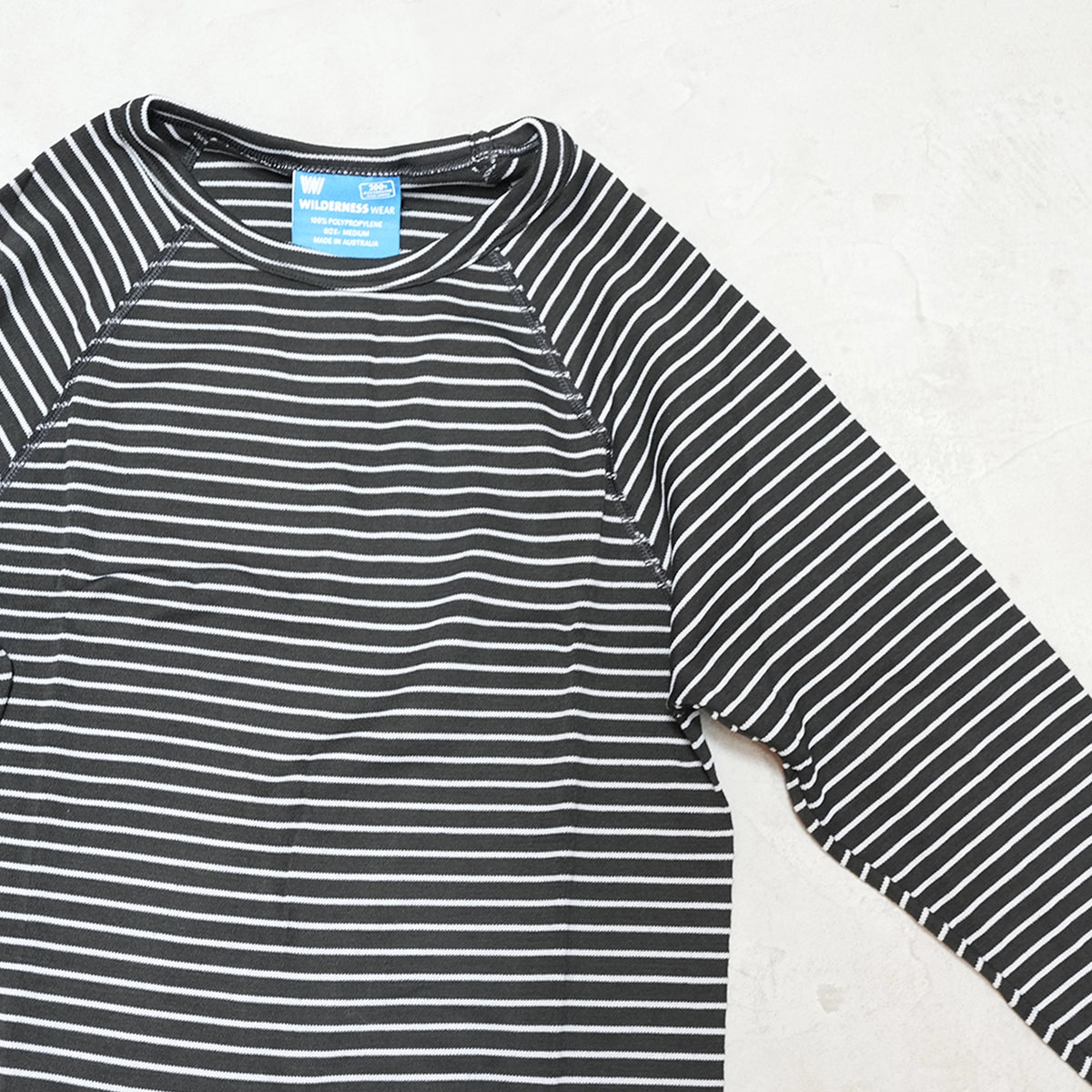 【WILDERNESS WEAR】ウィルダネスウェア PolyPRO+ 190 Long Sleeve Crew Neck Top Stripe "3Color"