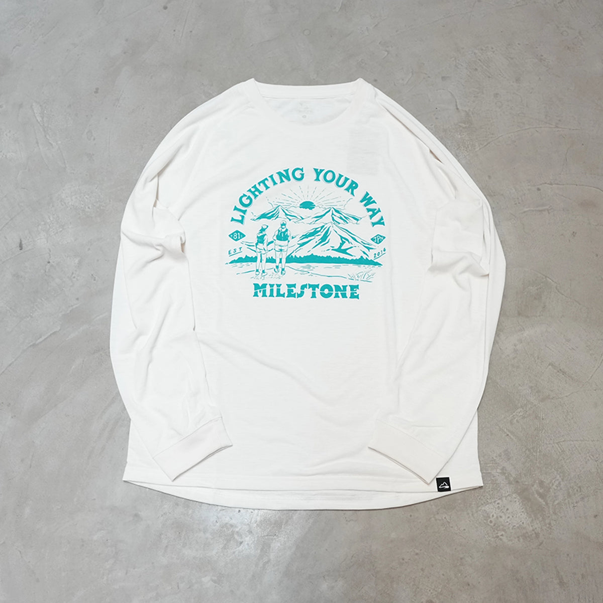 【milestone】マイルストーン unisex milestone Original Long Sleeve T-Shirt Canvas "National Park" "2Color" ※ネコポス可