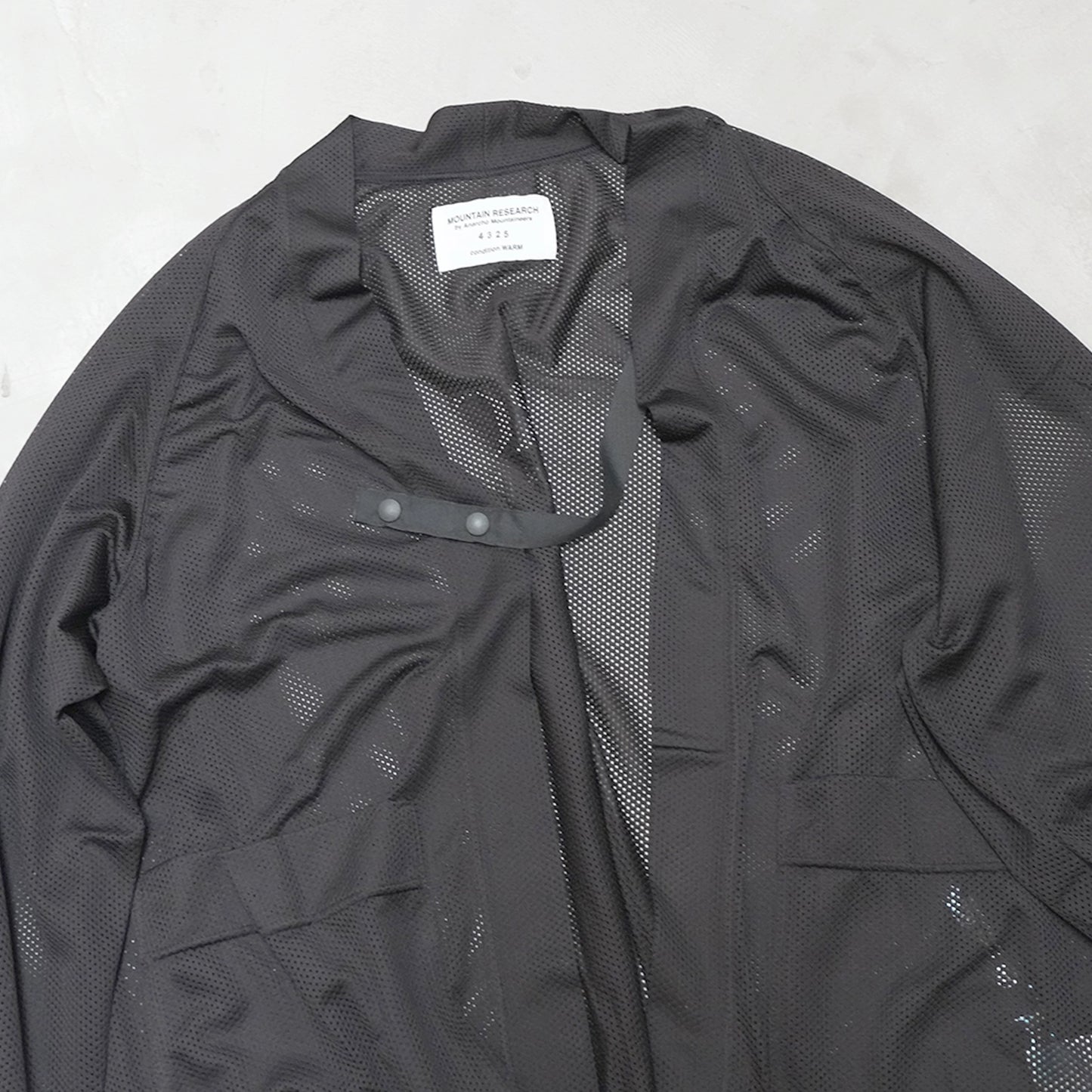 【Mountain Research】マウンテンリサーチ Mesh Kurt "BLack"