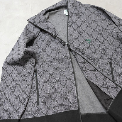 【South2 West8】サウスツーウエストエイト men's Trainer Jacket-Poly Jq./Skull&Target "Gray"