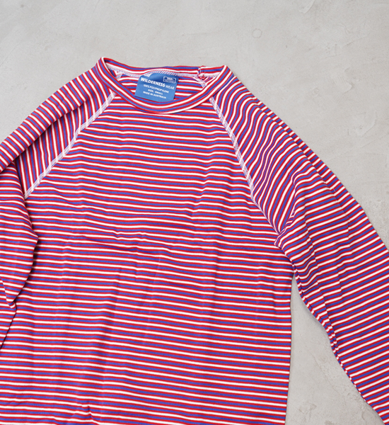 【WILDERNESS WEAR】ウィルダネスウェア PolyPRO+ 190 Long Sleeve Crew Stripe "2Color"