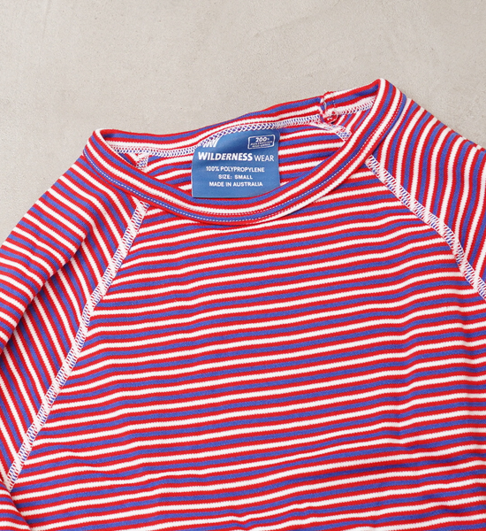 【WILDERNESS WEAR】ウィルダネスウェア PolyPRO+ 190 Long Sleeve Crew Stripe "2Color"