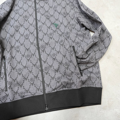 【South2 West8】サウスツーウエストエイト men's Trainer Jacket-Poly Jq./Skull&Target "Gray"