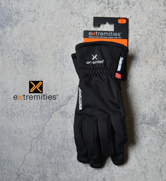 【extremities】 エクストリミティーズ Action Sticky Windy Touch Glove "Black"