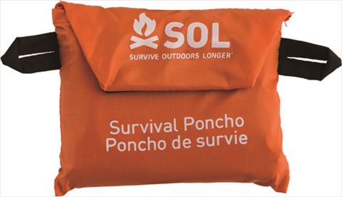 【SOL】 エスオーエル Survival Poncho "Orange"