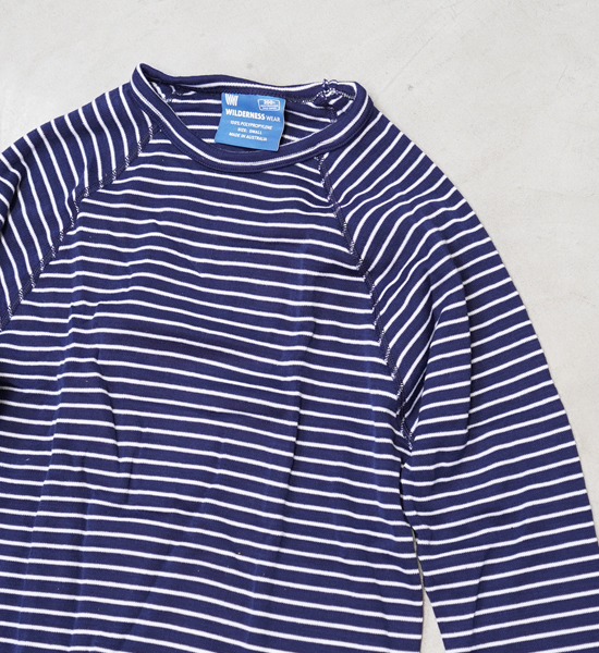 【WILDERNESS WEAR】ウィルダネスウェア PolyPRO+ 190 Long Sleeve Crew Stripe "2Color"