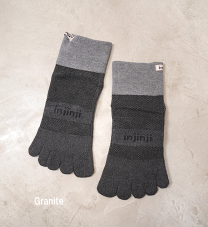 【injinji】インジンジ Trail Midweight Mini-Crew "8Color" ※ネコポス可