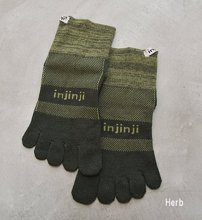 【injinji】インジンジ Trail Midweight Mini-Crew "8Color" ※ネコポス可