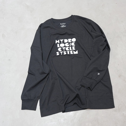 【South2 West8】サウスツーウエストエイト men's L/S Crew Neck Tee-HYDRO CYCLE SYSTEM "Black" ※ネコポス可