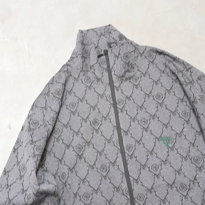 【South2 West8】サウスツーウエストエイト men's Trainer Jacket-Poly Jq./Skull&Target "Gray"