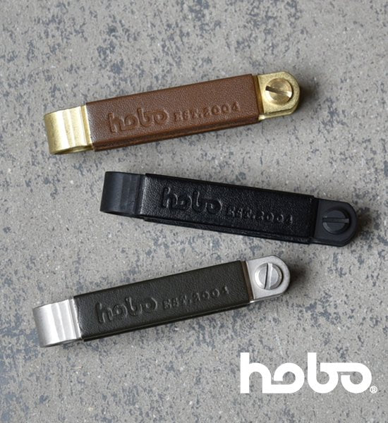 ★40%off【hobo】 ホーボー Brass Key Holder with Cow Leather "3Color"